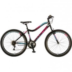 COTTONBOX Bicikl booster galaxy black - pink - light blue