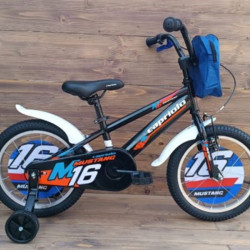 CAPRIOLO BMX 16''HT MUSTANG crno-crveno