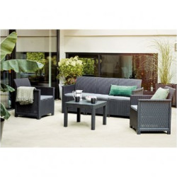 KETER Baštenski set Elodie 3 seater grafit CU 246150