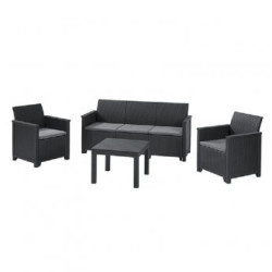 KETER Baštenski set Elodie 3 seater grafit CU 246150