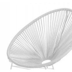 VERDELOOK Baštenska stolica Alba DxŠxV: 72x90x87 cm, pvc/metal, bela