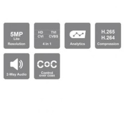 PROVISION SH-8100A5N-5LMM 8-Kanalni DVR, 1XHDD, 5Mp,+4 IP Channels
