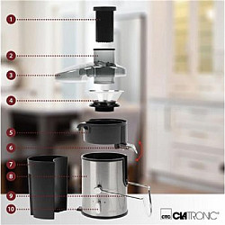 CLATRONIC Automatski sokovnik 400 W Clatronic AE 3666