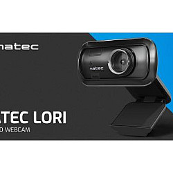 NATEC LORI, Web kamera, Full HD 1080p, Max. 30fps, crna (NKI-1671)