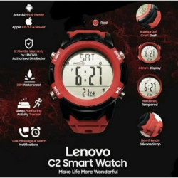 LENOVO C2 Smart Watch crveni