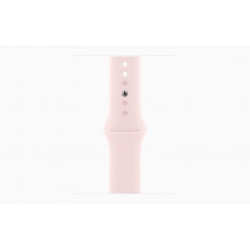 APPLE Watch S9 GPS 41mm Pink Alu Case w Light Pink Sport Band - M/L ( mr943se/a )