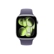 APPLE Watch S11 GPS 46mm Silver Aluminium Case with Purple Fog Sport Band - M/L (meva4rk/a)