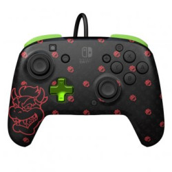 NITENDO PDP Switch Rematch Wired Controller - Bowser Glow In The Dark