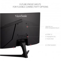 VIEWSONIC Monitor 24 ViewSonic Omni VX2418C 1920x1080/Full HD/165Hz/1ms/HDMI/DP/Curved