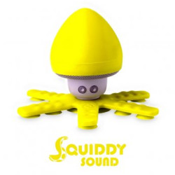CELLY Bluetooth vodootporni zvučnik sa držačima SQUIDDYSOUND, Žuti