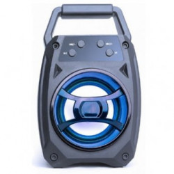 GEMBIRD Bluetooth zvučnik 5W, FM, USB, SD, 3,5mm, LED, Crni ()