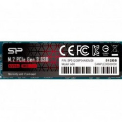 SILICON POWER 512GB A80, M.2, 2280, SP512GBP34A80M28