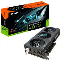 GIGABYTE GeForce RTX 4070 EAGLE OC 12GB GDDR6X, Nvidia DLSS 3, GV-N4070EAGLE OC-12GD
