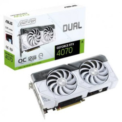 ASUS NVidia GeForce RTX 4070 12GB DUAL-RTX4070-O12G-WHITE