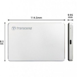 TRANSCEND 1TB, Slim form factor, M3S (TS1TSJ25C3S)