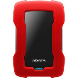 A DATA Eksterni HDD 1TB 2.5'' AHD330-1TU31-CRD crveni eksterni hard disk, AES (256bit enkripcija)