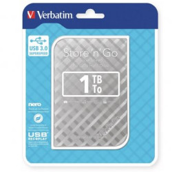 VERBATIM HDD 1TB 3.0 Siv Kocka (53197)