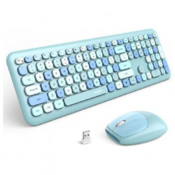 MOFII RETRO set tastatura i miš u PLAVOJ boji