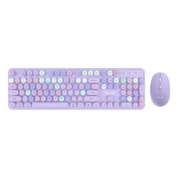 AULA AC306 Purple combo, bežični tastatura i miš