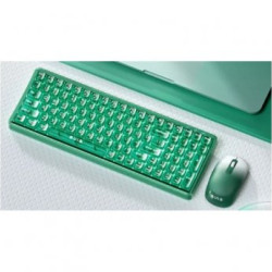 AULA AC210 Green combo, bežični tastatura i miš