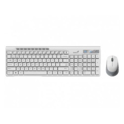 GENIUS SlimStar 8230 Wireless USB YU bela tastatura+ miš
