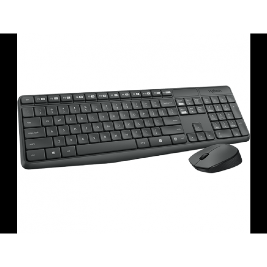 LOGITECH Bežična tastatura i miš MK235 (US) cena 