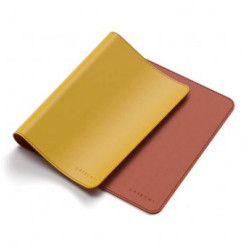 SATECHI Dual sided Eco-leather Deskmate - Yellow/Orange (ST-LDMYO)