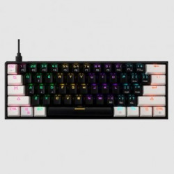 GAMDIAS Tastatura Aura GK2 Mehanička 60% RGB crno/bela
