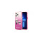 KARL LAGERFELD Futrola za iPhone 13 Pro Max Pink Karl & Choupette Head Gradient