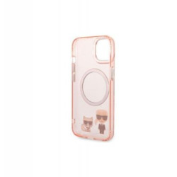KARL LAGERFELD Futrola za iPhone 14 Pink MagSafe IML Ring + K&C Logo