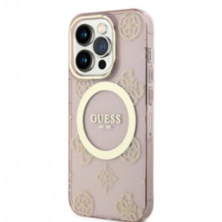 Guess Futrola za iPhone 14 pro iml glitter peony gold pink