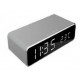 GEMBIRD DAC-WPC-01-S Digitalni sat + alarm sa bežičnim punjenjem telefona, Silver 39196 cena