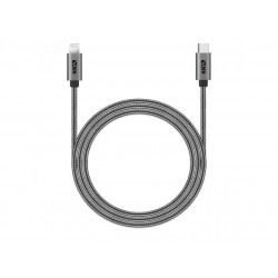 NEXT ONE USB-C to Lightning Metallic Cable 1.2m Space Gray  (LGHT-USBC-MET-SG)