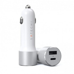 SATECHI 72W Type-C PD Car Charger - Silver