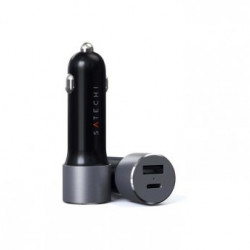 SATECHI 72W Type-C PD Car Charger - Space Grey (ST-TCPDCCM)