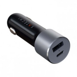 SATECHI 72W Type-C PD Car Charger - Space Grey (ST-TCPDCCM)