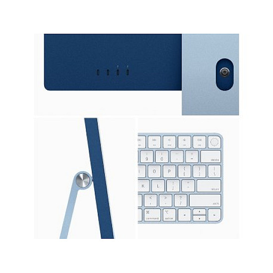 APPLE IMAC 24: BLUE/M3 8C CPU/10C GPU/8GB/256GB-CRO cena 