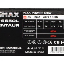 IG MAX IG6650 CENTAUR 650W napajanje