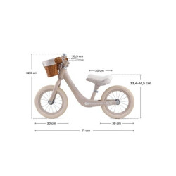 KINDERKRAFT Bicikl guralica rapid 2 bizzu beige