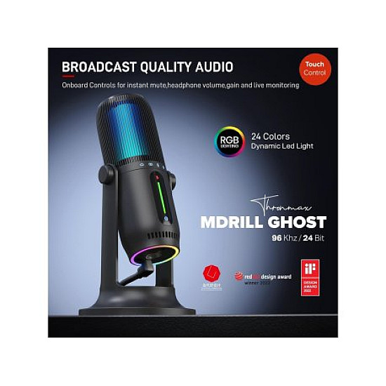 THRONMAX Mikrofon M2RGB Ghost
