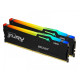KINGSTON DIMM DDR5 64GB (2x32GB kit) 6000MT/s Fury Beast RGB (KF560C40BBAK2-64) cena