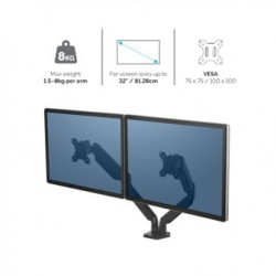 FELLOWES Nosači monitora Platinum Series Dual