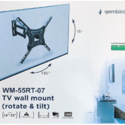 GEMBIRD WM-55RT-07 ** rotate/tilt VESA max. 40x40cm 14-55 max.20kg (872)