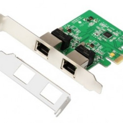 E-GREEN PCI-Express kontroler 2-port Gigabit Ethernet