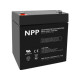 NPP NP12V-4.5Ah, AGM Battery, C20=4.5AH, T1, 90x70x101x107, 1,5KG