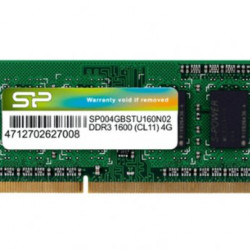 SILICON POWER SODIMM 4GB DDR3, 1600MHz, SP004GBSTU160N02