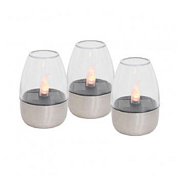 SOMOGYI ELEKTRONIC Solarna baštenska lampa - 3 kom.