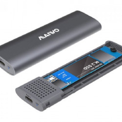 MAIWO Externo Kućište USB-C/USB(A) na M.2 NVMe/SATA Dual Protocol  alu K1689