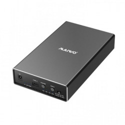 MAIWO Klon Kućište USB 3.2 Gen2 10Gbps HDD/SSD za 3,5''/2,5'' HDD i NVMe SSD, K3527N