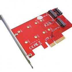 OSTALI Kontroler NEWMB Dual M.2 SSD na PCIE, N-PEM22